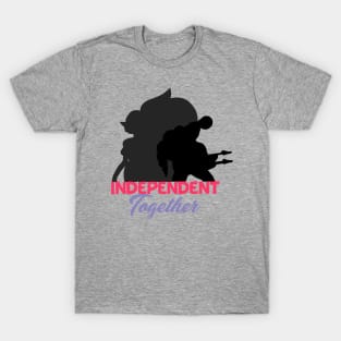 Independent together - opal and Steg T-Shirt